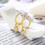 JULIETTE - Tiny Huggie Hoop Earrings - Amber James Jewellery