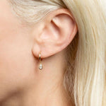 JULIETTE - Tiny Huggie Hoop Earrings - Amber James Jewellery