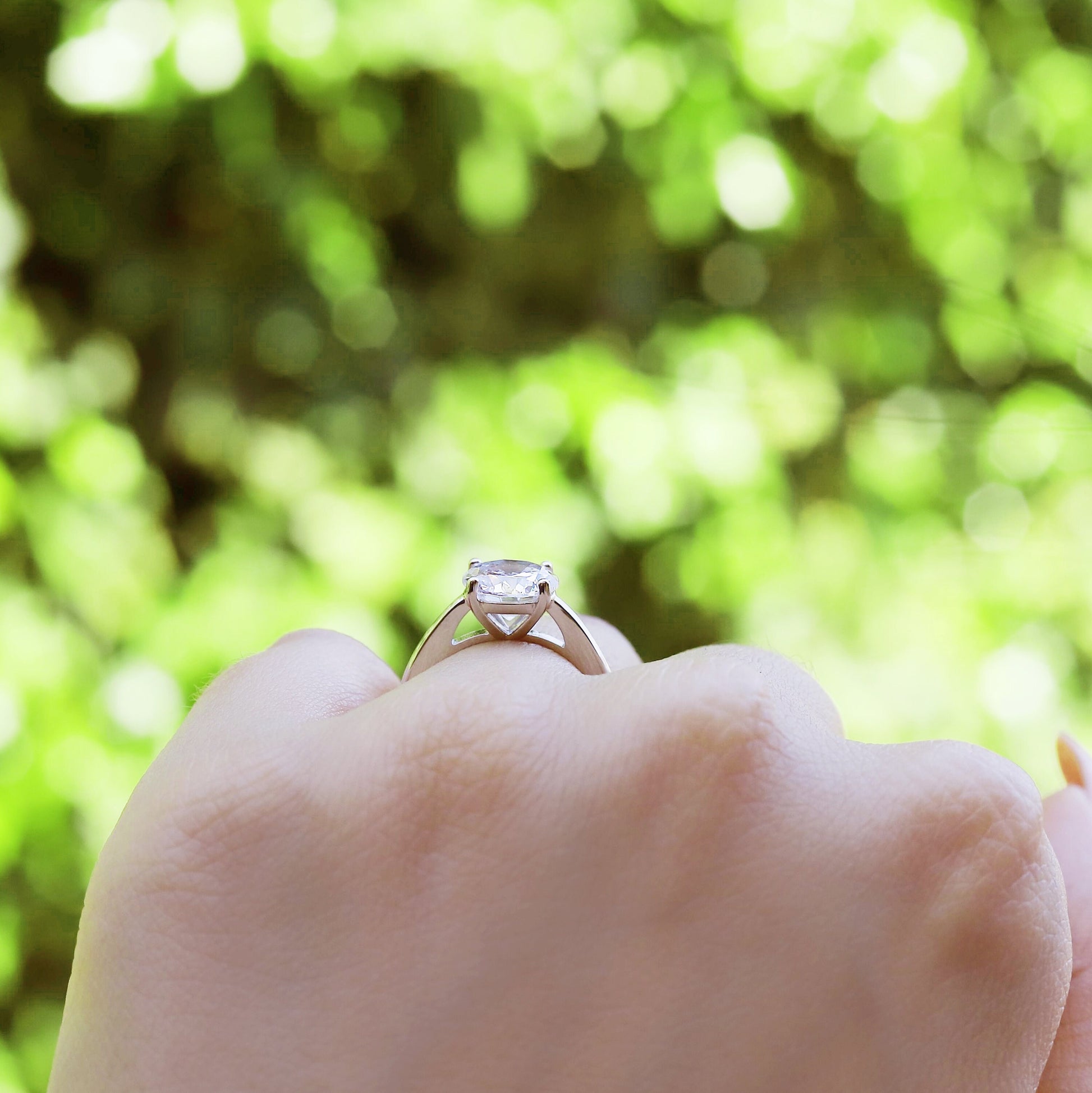 Gabriella - Sterling Silver Engagement Ring | Promise Ring for women | Anniversary Ring in US UK sizes | High Quality!
