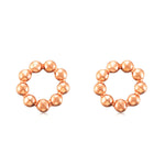 BEDA - Silver Circle Earrings - Amber James Jewellery
