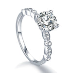 EVA-  Sterling Silver Engagement & Promise Ring - Amber James Jewellery