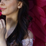 NINA - Gold Stud Earring - Amber James Jewellery