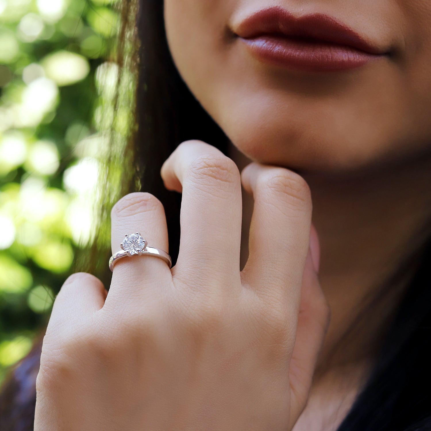 Stella - Sterling Silver Engagement Ring | Promise Ring for women | Anniversary Ring in US UK sizes | High Quality!