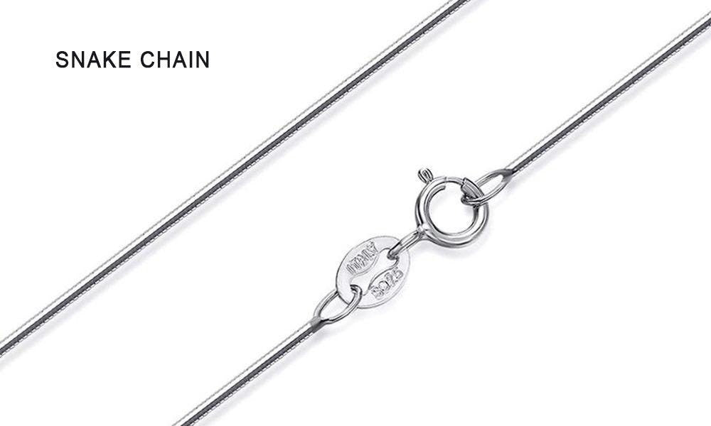 ROSIE - Sterling Silver Skinny Plain Chain Necklace, Available in Silver/Gold Tone