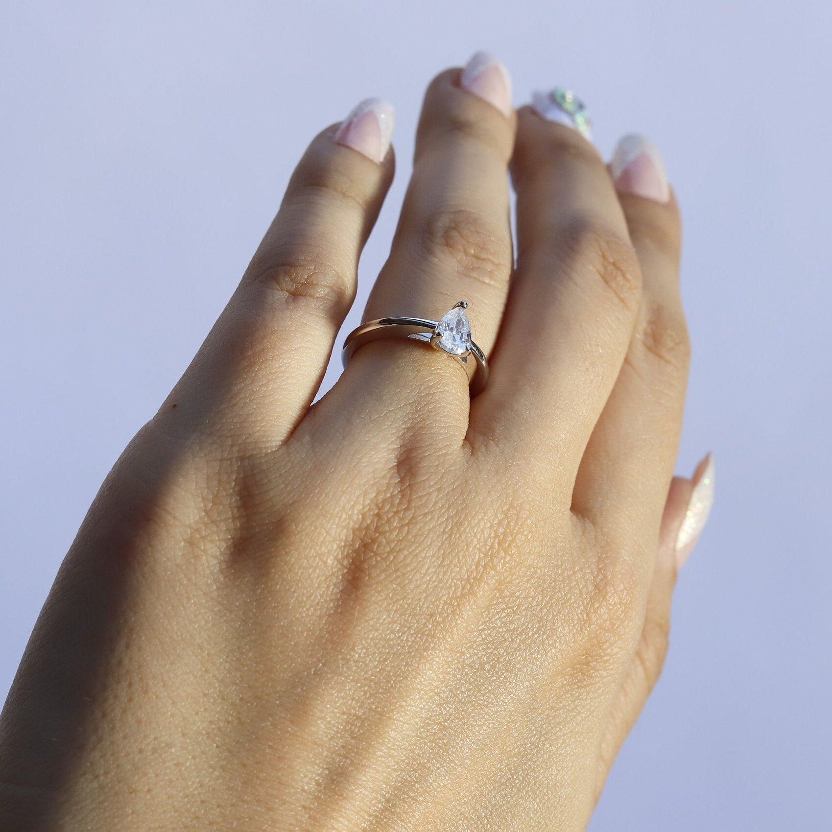 Myla - Promise Rings | Sterling Silver Engagement Ring | Promise Ring for women | Anniversary Ring in US UK sizes | High Quality!