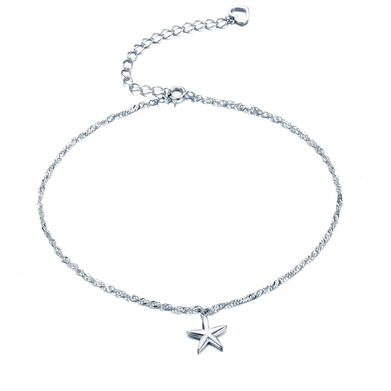 Celeste - Simple Star Style Anklet, Gold Anklets, Silver Anklets, Anklets for Women