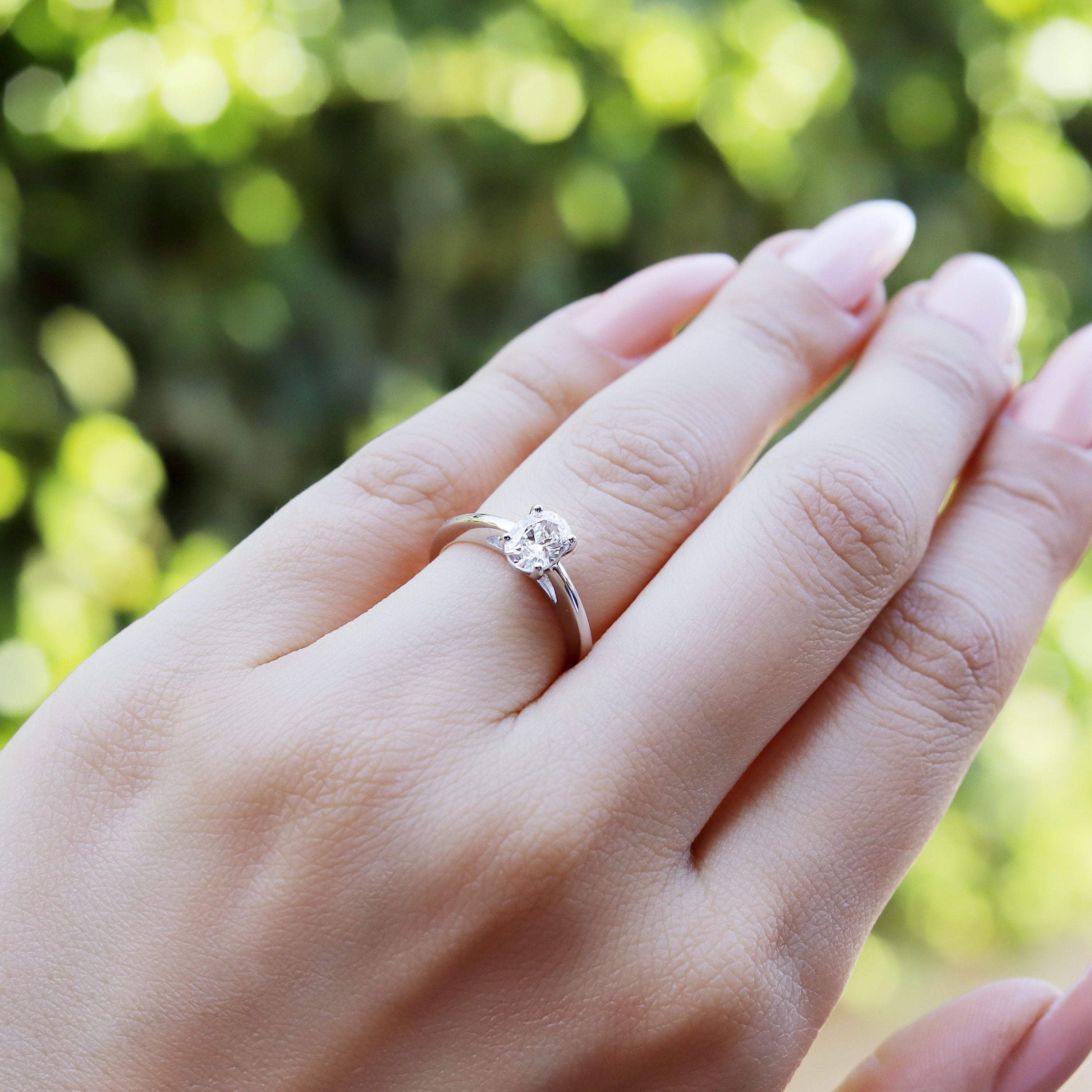 Isabella  - Sterling Silver Engagement Ring | Promise Ring for women | Anniversary Ring in US UK sizes | High Quality!