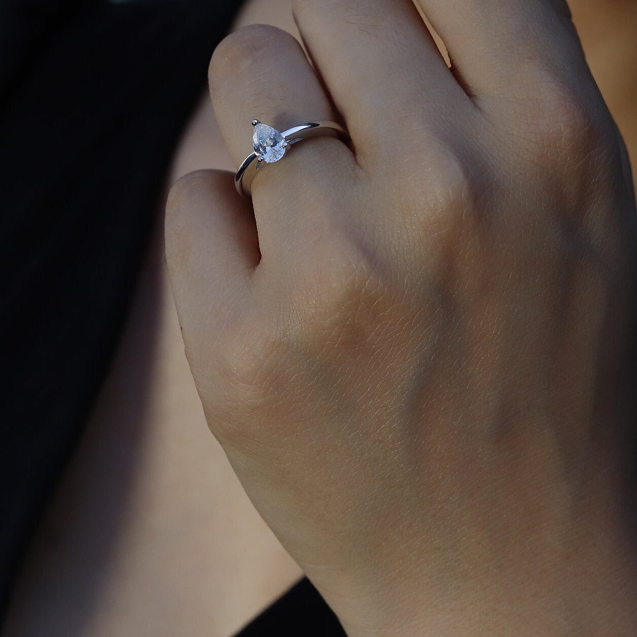 Myla - Promise Rings | Sterling Silver Engagement Ring | Promise Ring for women | Anniversary Ring in US UK sizes | High Quality!