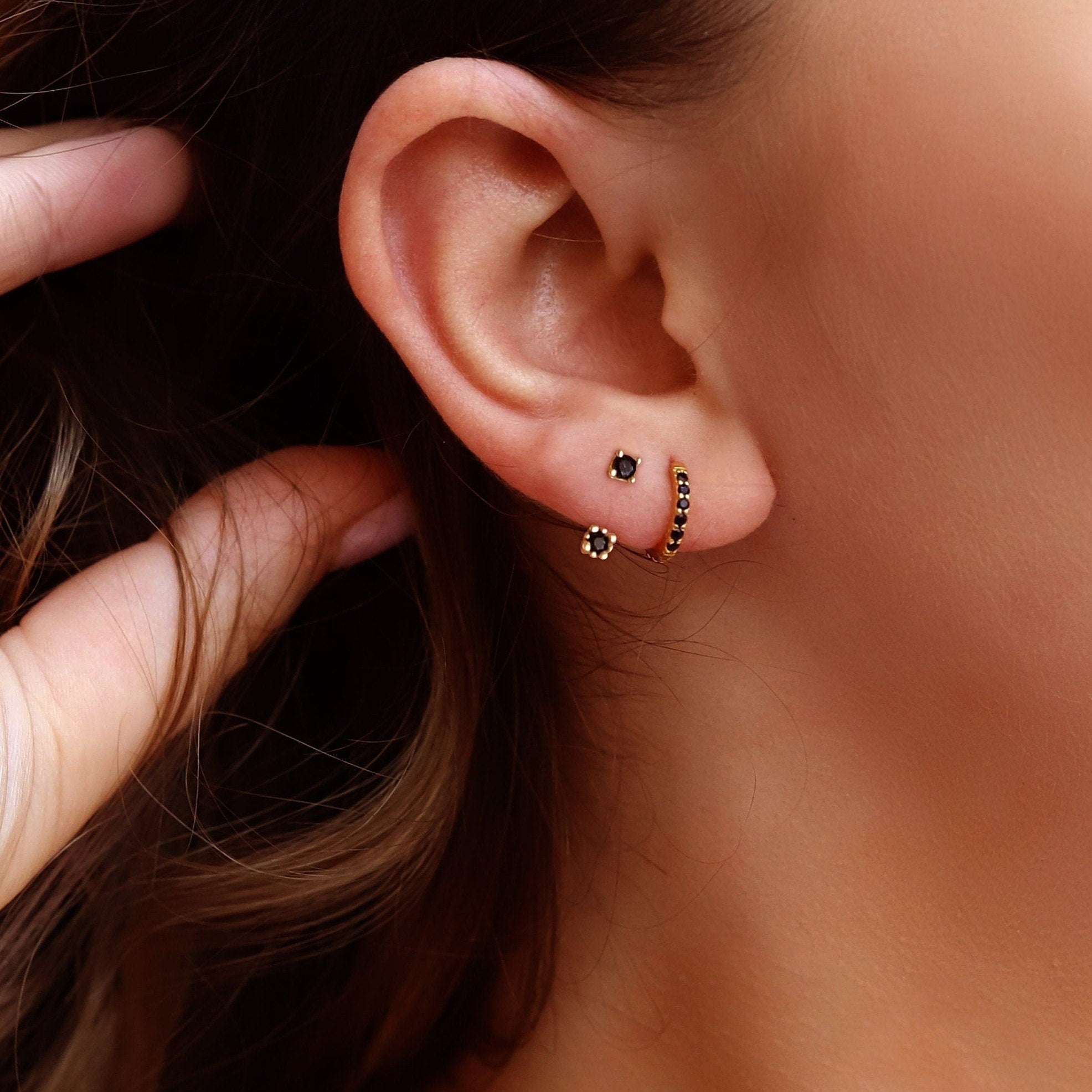 1pc Septum Stud Piercing Earring For Women Zircon Butterfly Snake Helix  Tragus Ear Lobe Cartilage Daith Piercing Earring Jewelry - Stud Earrings -  AliExpress