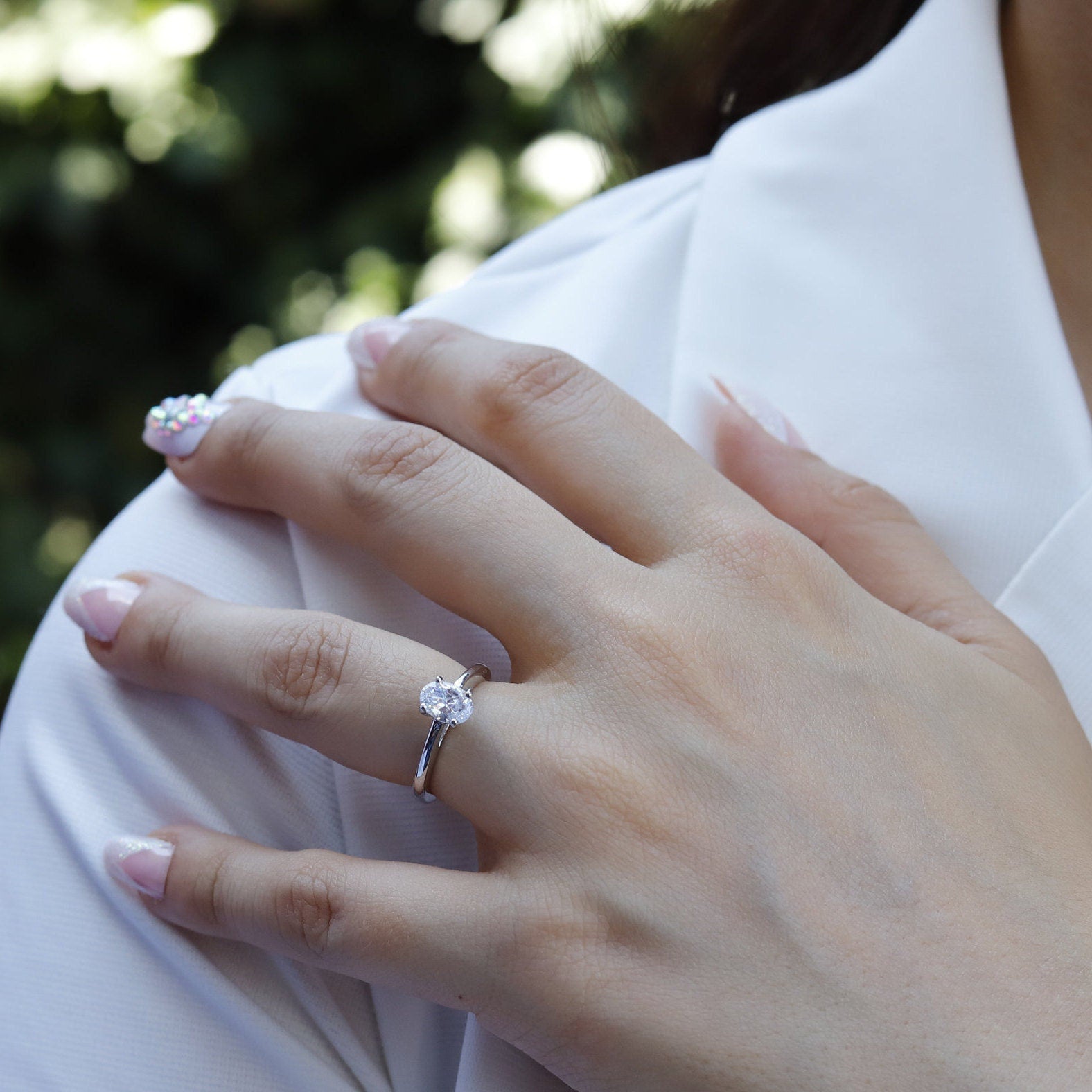 Isabella  - Sterling Silver Engagement Ring | Promise Ring for women | Anniversary Ring in US UK sizes | High Quality!