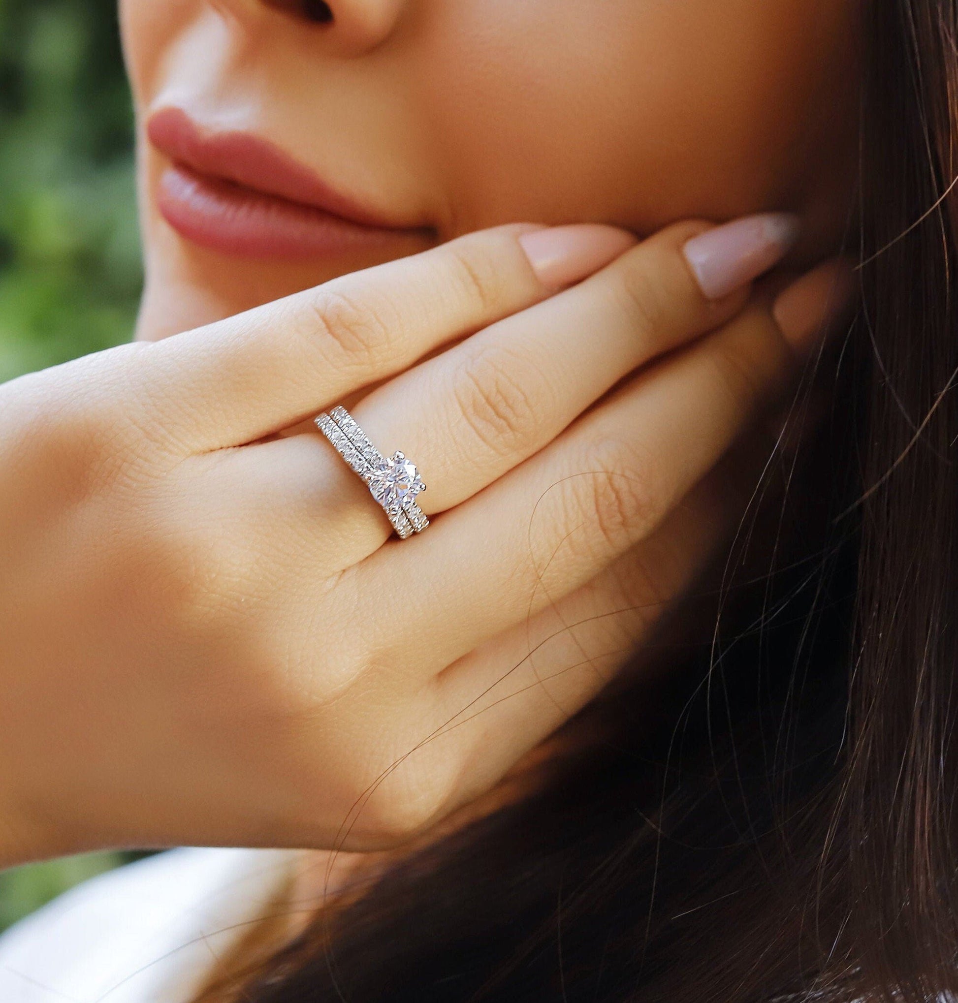 Victoria - Sterling Silver Engagement Ring | Promise Ring for women | Anniversary Ring in US sizes | High Quality!