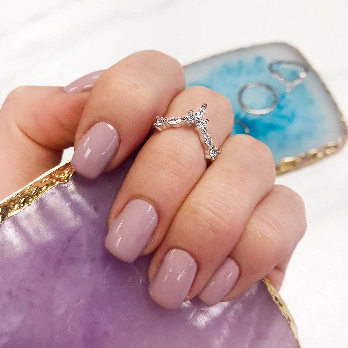Betsy - Silver V Thumb Ring, Love Infinity Ring, Stacking Ring, Sterling Silver, Bridesmaids Ring rings, Stacking rings, Silver rings