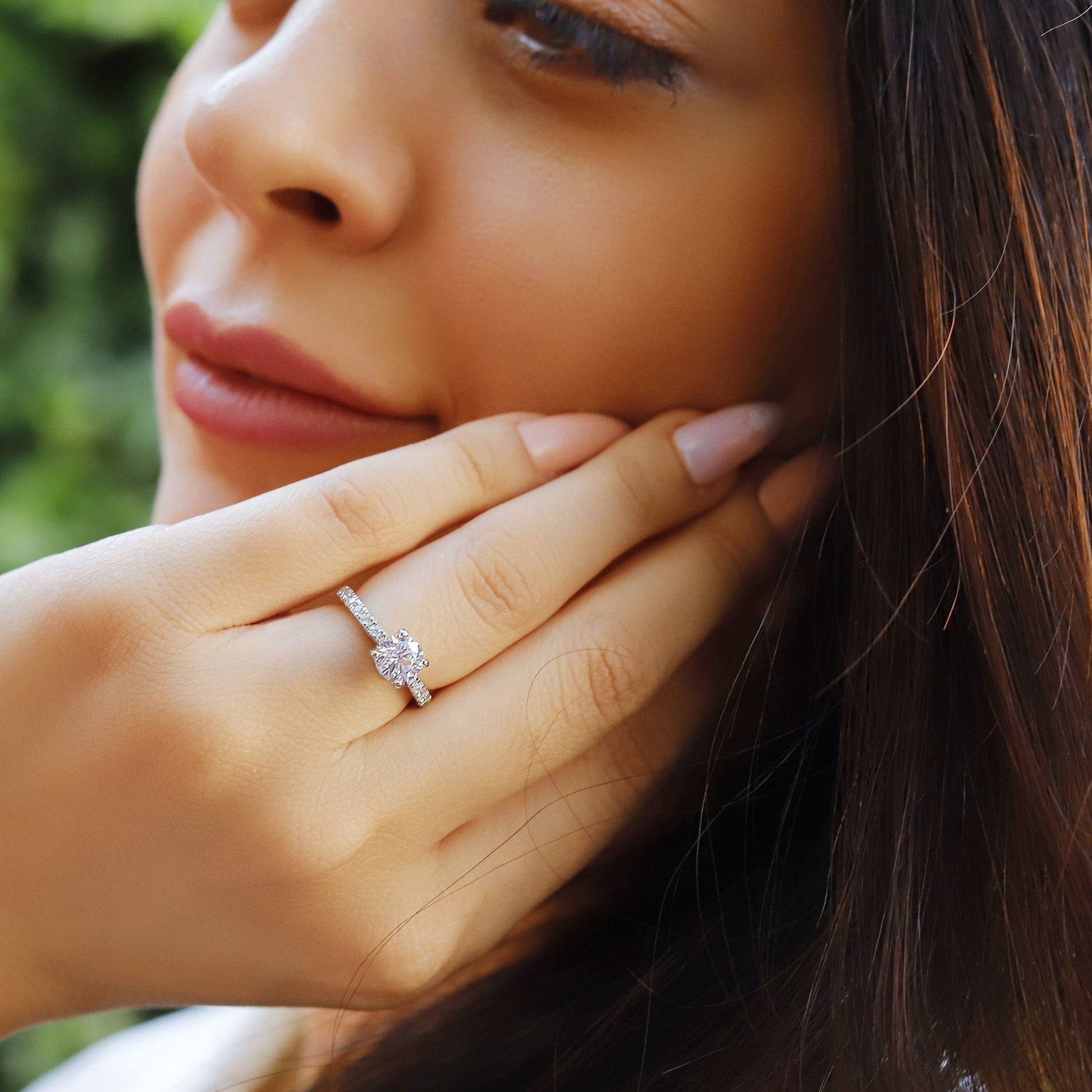 Isla - Promise Rings | Sterling Silver Engagement Ring | Promise Ring for women | Anniversary Ring in US sizes | High Quality!