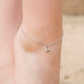 Celeste - Simple Star Style Anklet, Gold Anklets, Silver Anklets, Anklets for Women
