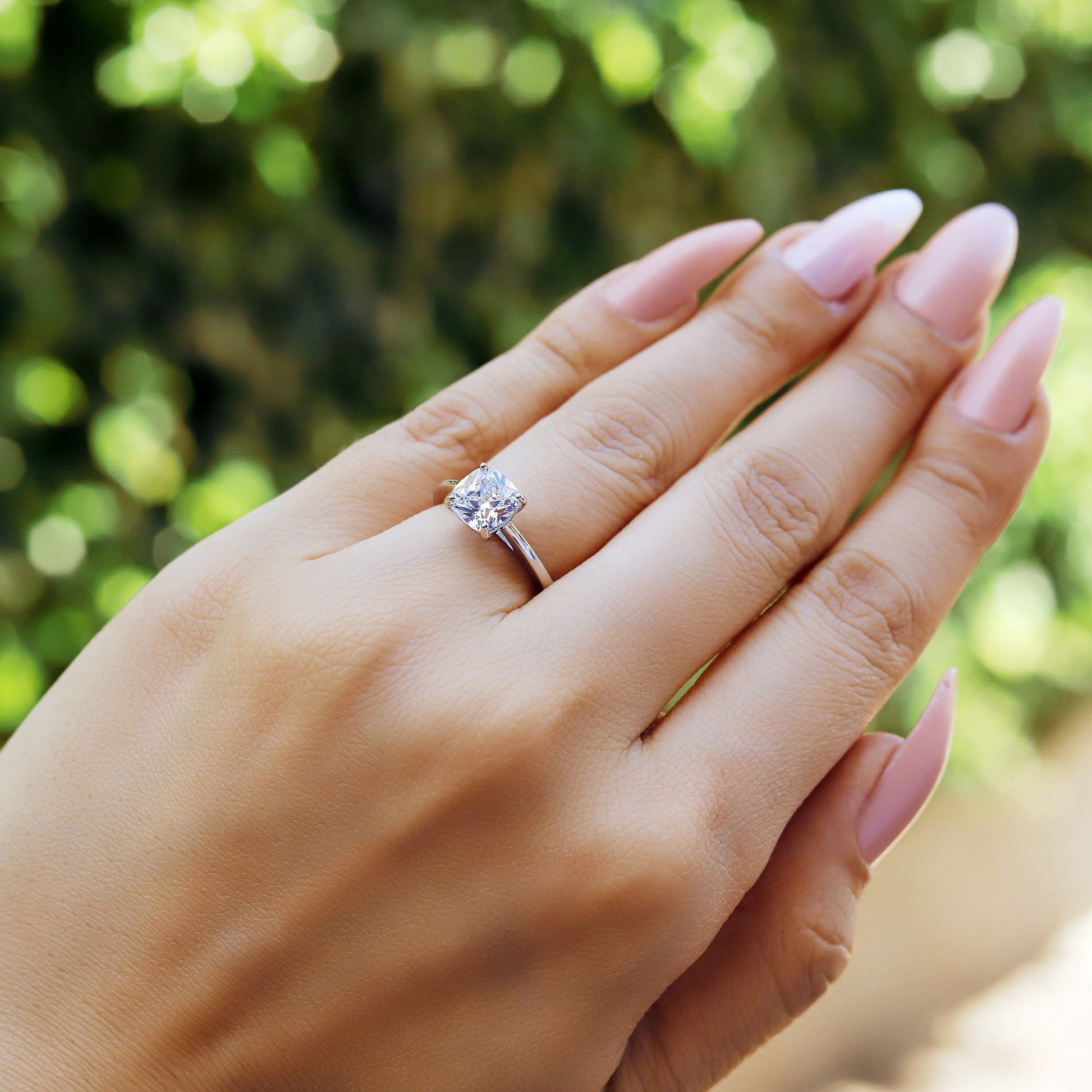 Camilla - Sterling Silver Engagement Ring | Promise Ring for women | Anniversary Ring in US UK sizes | High Quality!
