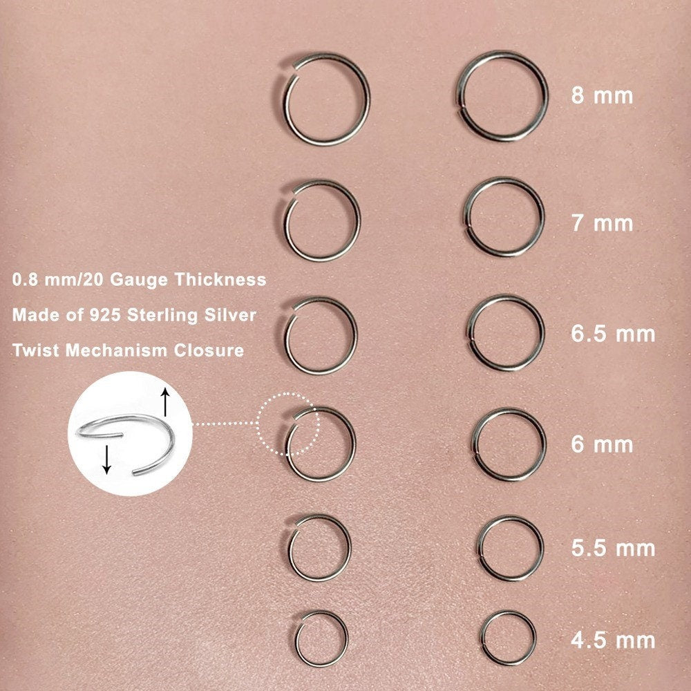 Tiny Huggie Hoop Earrings,Plain Helix Hoop Earrings, Dainty Hoop Earrings,Dainty Tiny Huggies, 18K Gold Plated Hoops,Sterling Silver Huggies