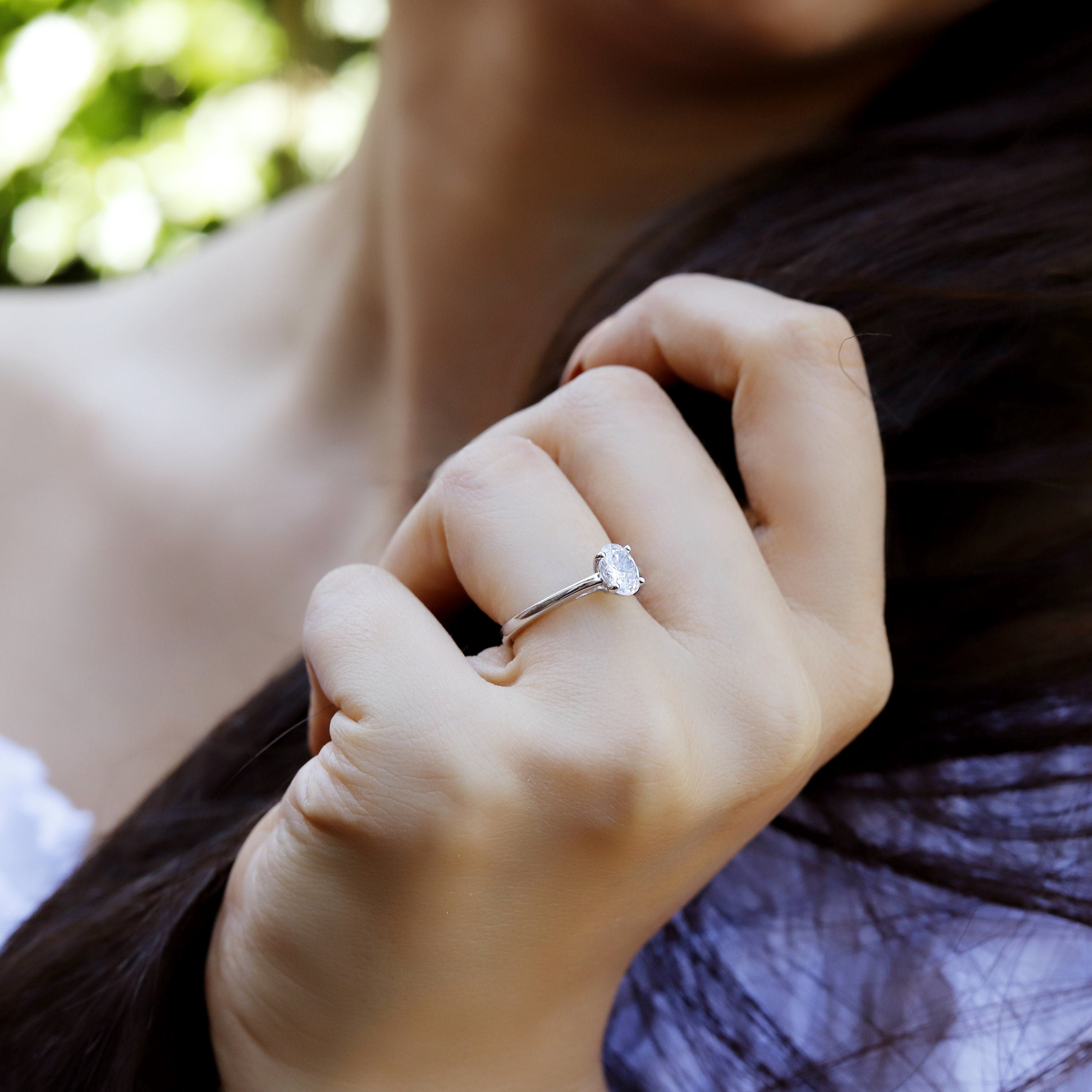 Isabella  - Sterling Silver Engagement Ring | Promise Ring for women | Anniversary Ring in US UK sizes | High Quality!