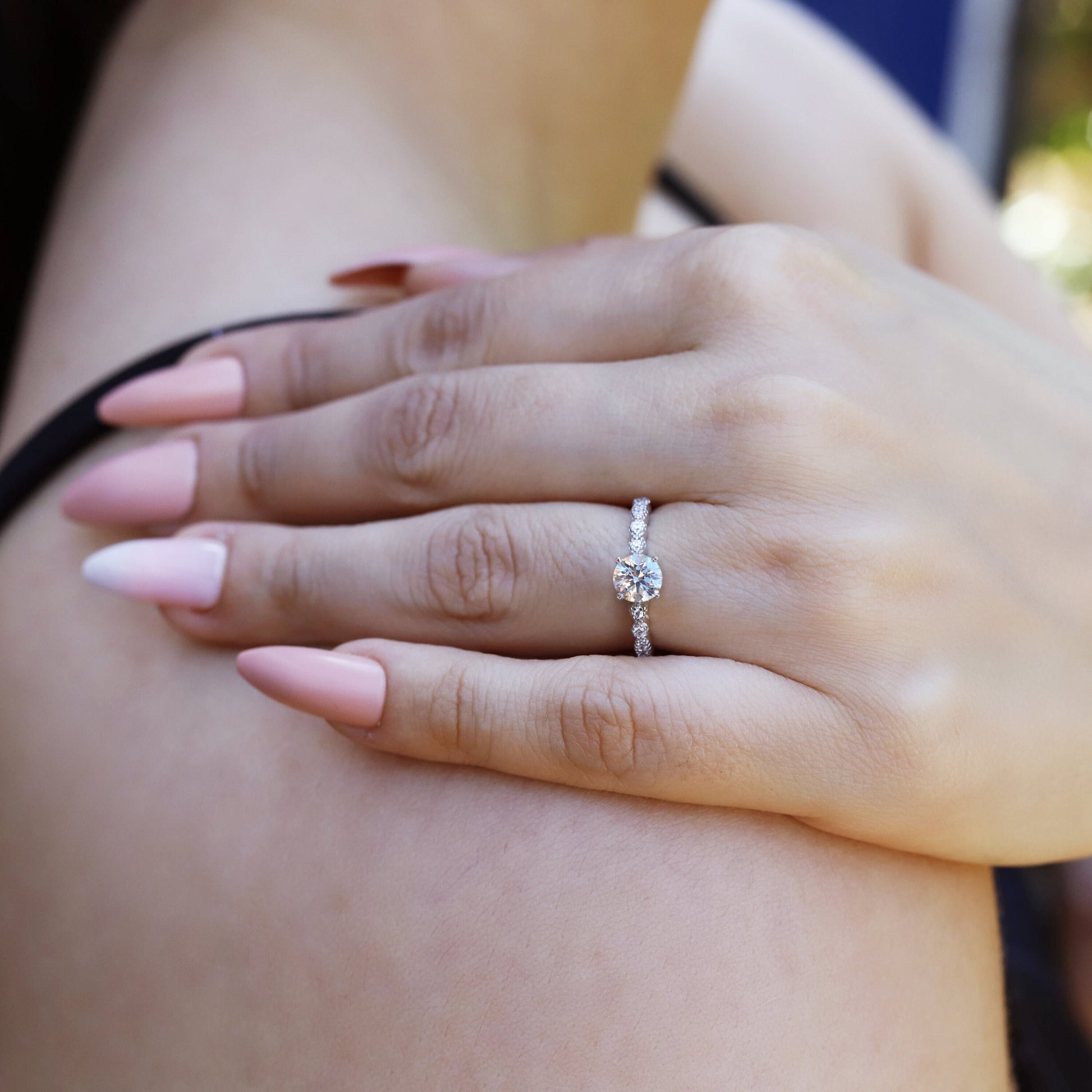 Tyla - 1ct Round Solitaire Ring | Sterling Silver Engagement Ring | Promise Ring for women | Bridal Ring in US UK size | High Quality!