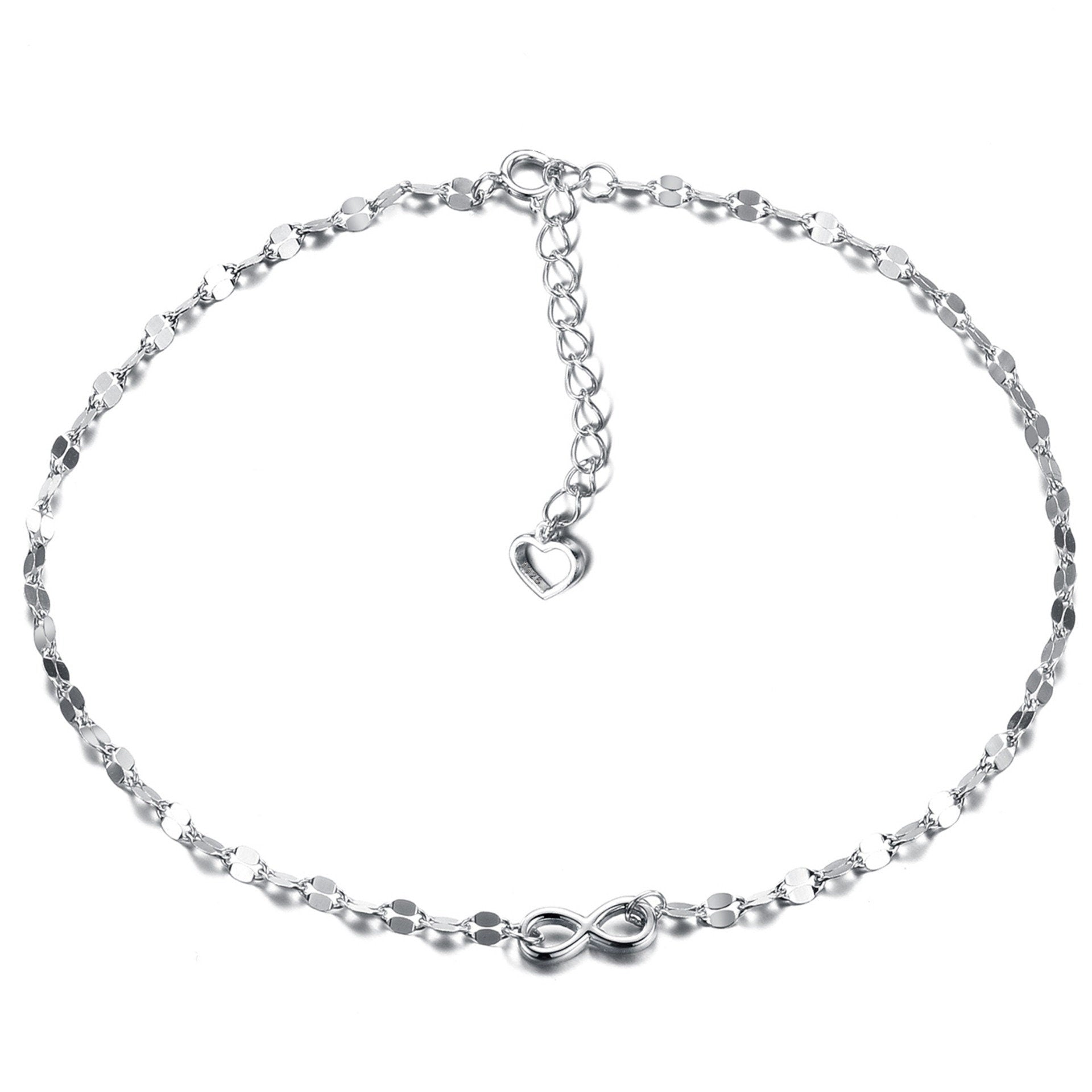 Shona - Simple Heart Style Anklet, Gold Anklets, Silver Anklets, Anklets for Women