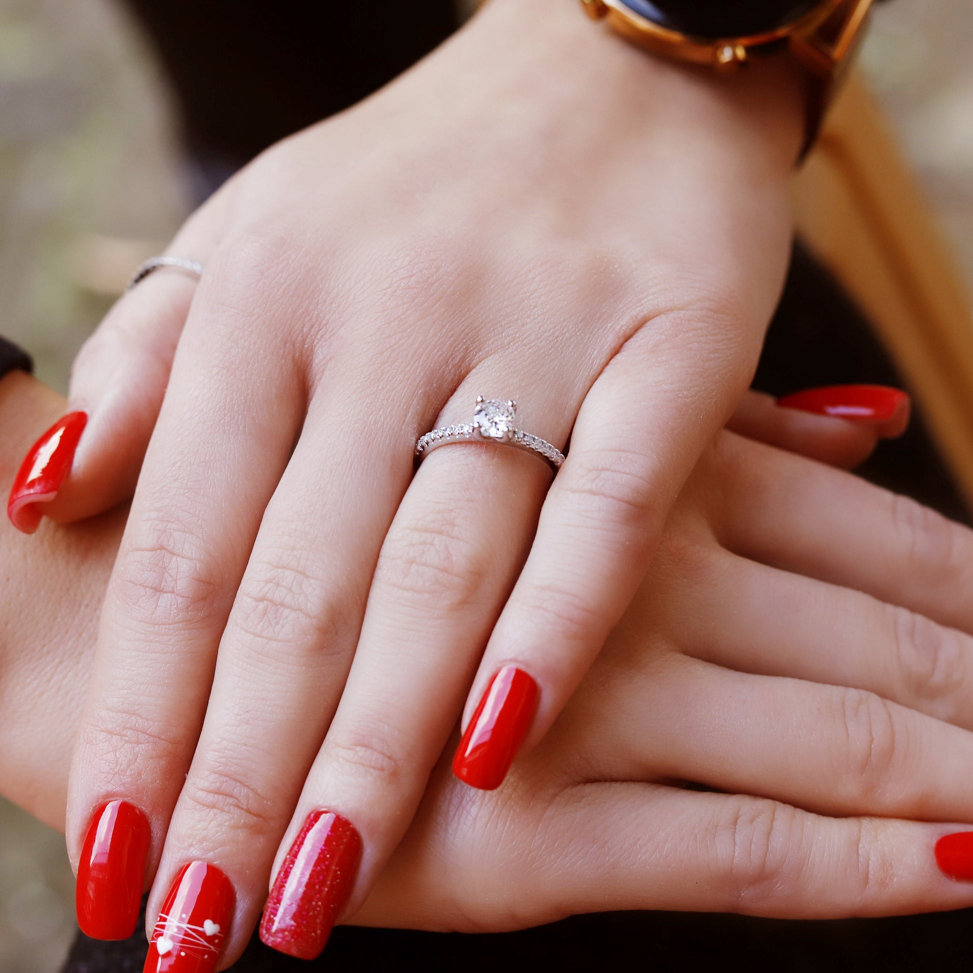 Isla - Promise Rings | Sterling Silver Engagement Ring | Promise Ring for women | Anniversary Ring in US sizes | High Quality!