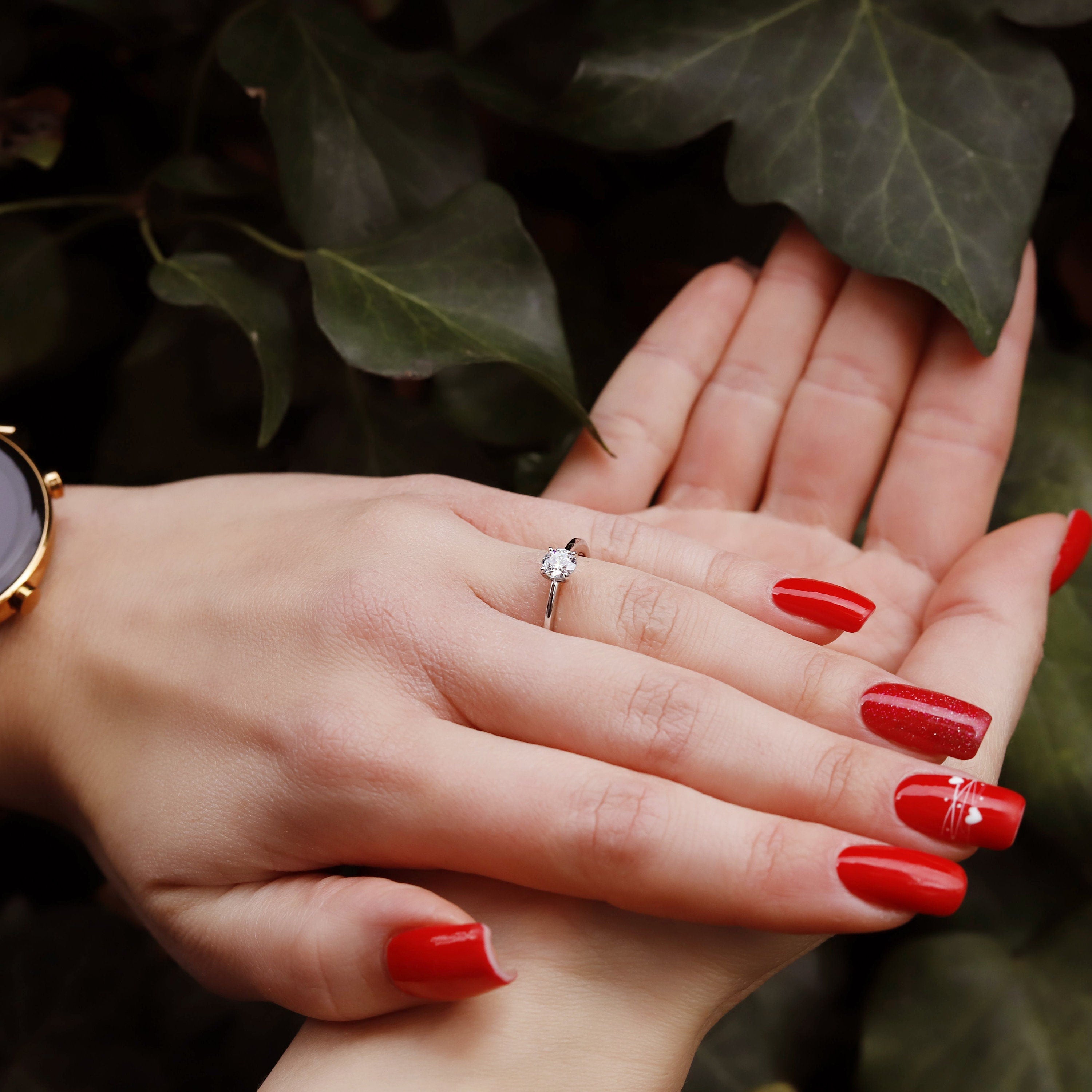 Bella - Sterling Silver Bridal Engagement Ring | Promise Ring for women | Bridal Ring US UK size | High Quality!