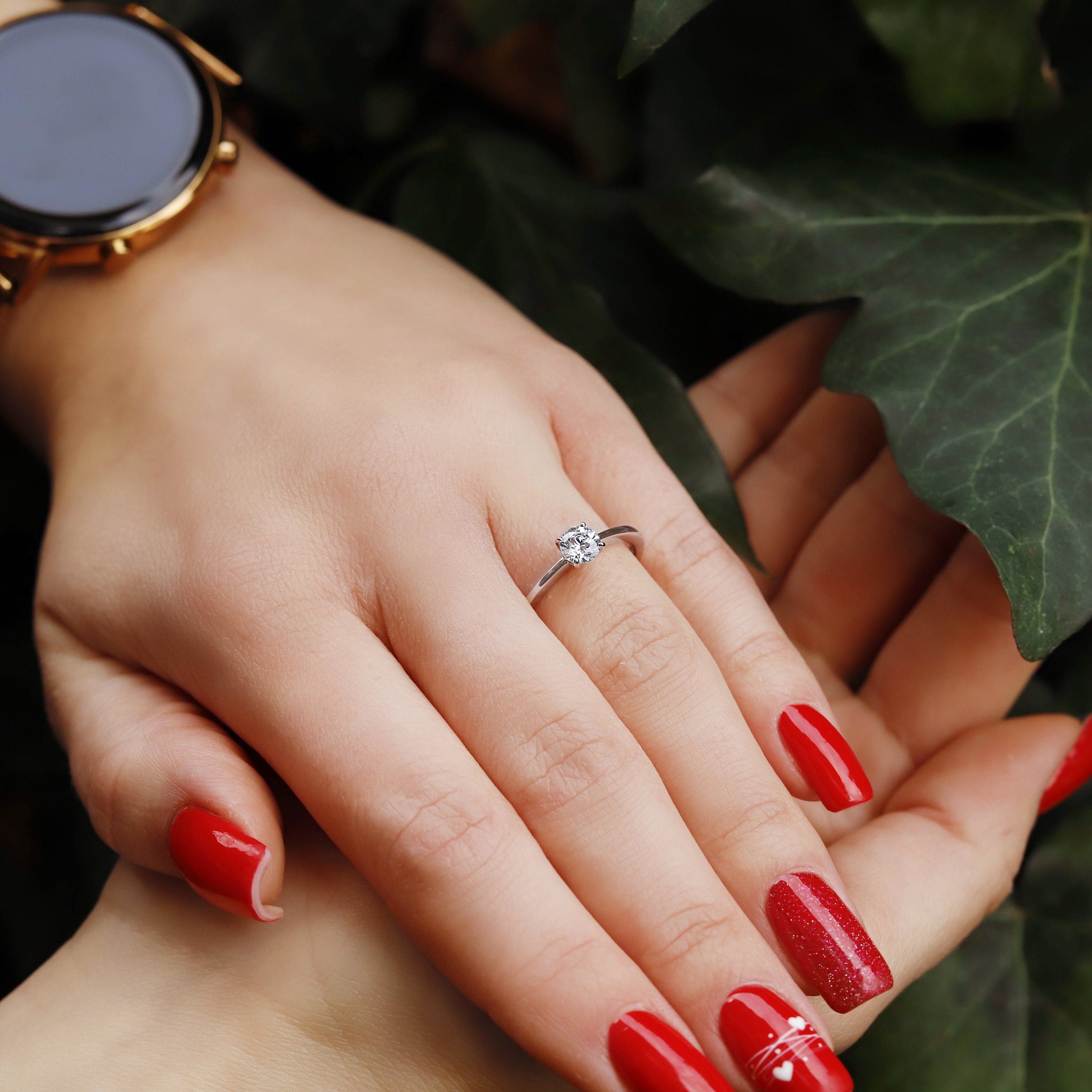 Bella - Sterling Silver Bridal Engagement Ring | Promise Ring for women | Bridal Ring US UK size | High Quality!