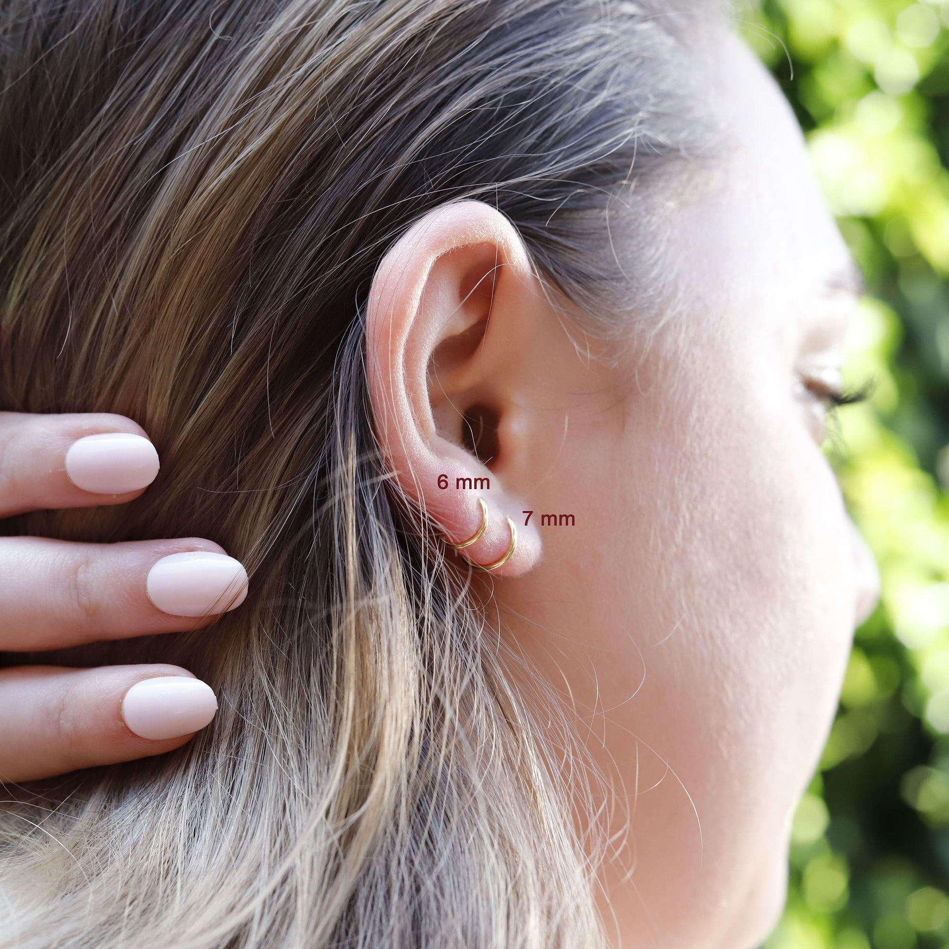 Tiny Huggie Hoop Earrings,Plain Helix Hoop Earrings, Dainty Hoop Earrings,Dainty Tiny Huggies, 18K Gold Plated Hoops,Sterling Silver Huggies