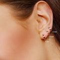Huggie Hoop Earrings • rose gold conch hoop • cartilage hoop • hoop earrings •  minimalist ring hoop • tragus hoop • small helix hoop